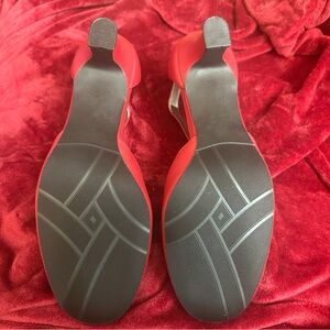 Elegant Red Women's Heels